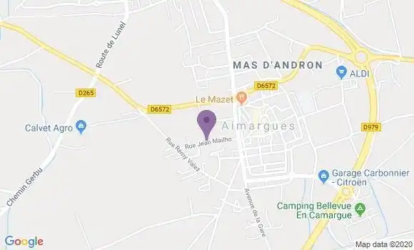 Localisation Aimargues Bp - 30470