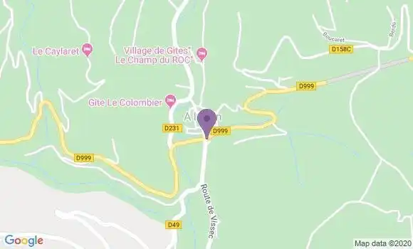 Localisation Alzon Ap - 30770
