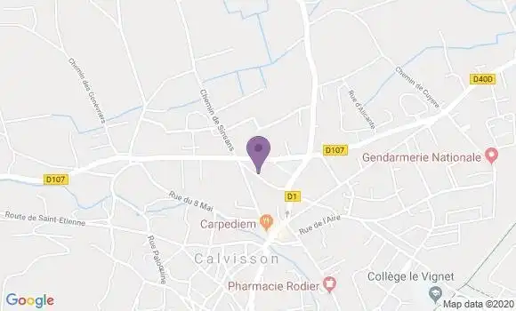 Localisation Aubais Bp - 30250