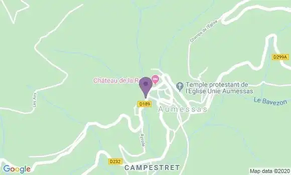 Localisation Aumessas Ap - 30770
