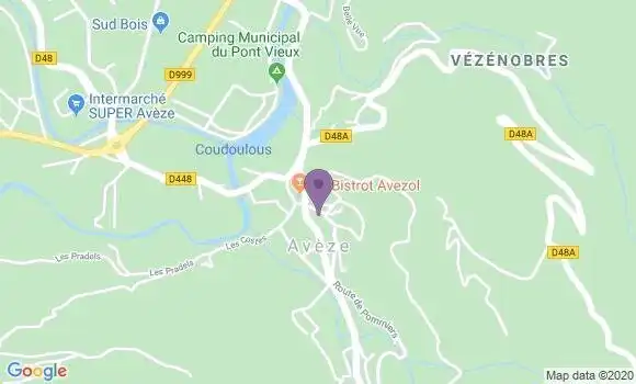 Localisation Aveze Ap - 30120