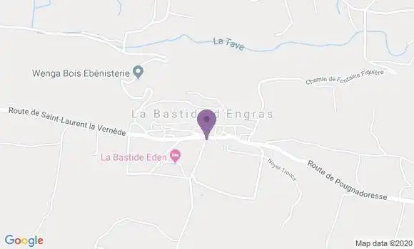 Localisation La Bastide d
