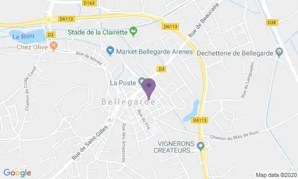 Localisation Bellegarde Bp - 30127