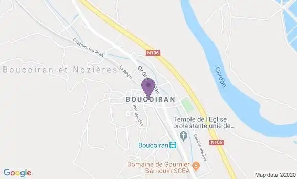 Localisation Boucoiran et Nozieres Ap - 30190
