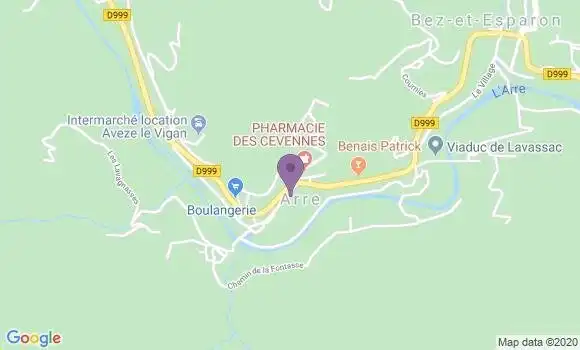 Localisation La Bruguiere Ap - 30580