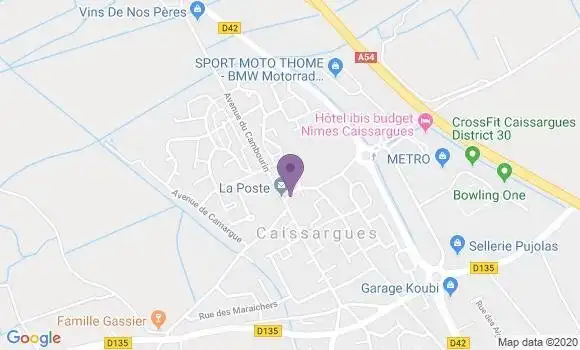 Localisation Caissargues Bp - 30132