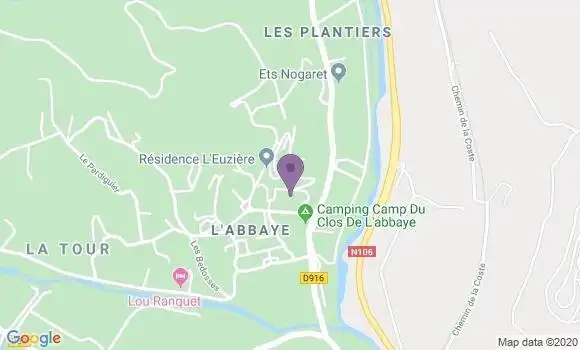 Localisation Cendras Bp - 30480