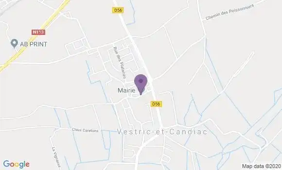 Localisation Codognan Bp - 30920