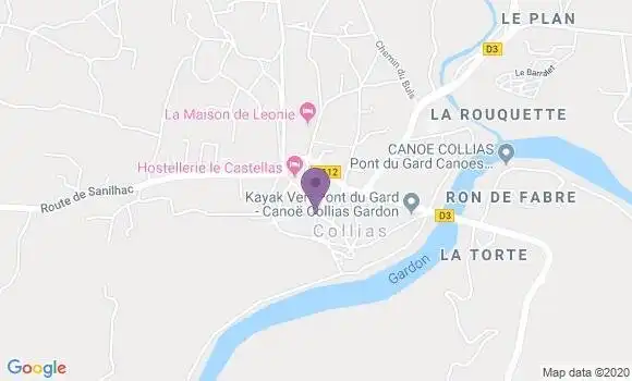 Localisation Collias Bp - 30210