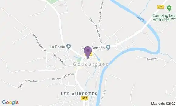 Localisation Goudargues Bp - 30630