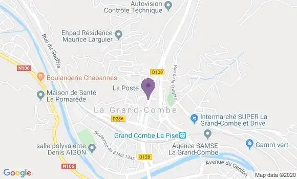 Localisation La Grand Combe - 30110