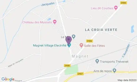Localisation Sanssat Bp - 03150