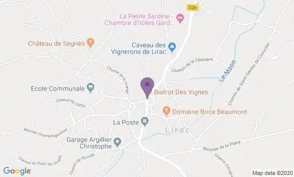 Localisation Lirac Ap - 30126