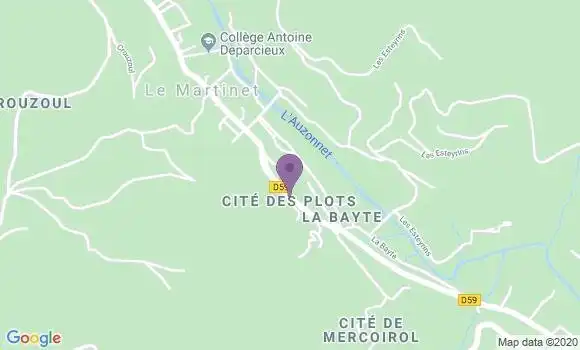 Localisation Le Martinet Bp - 30960