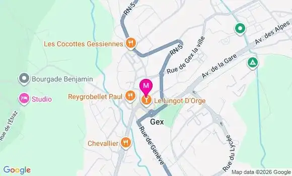 Localisation Gex - 01170