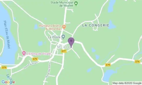 Localisation Mialet Bp - 30140