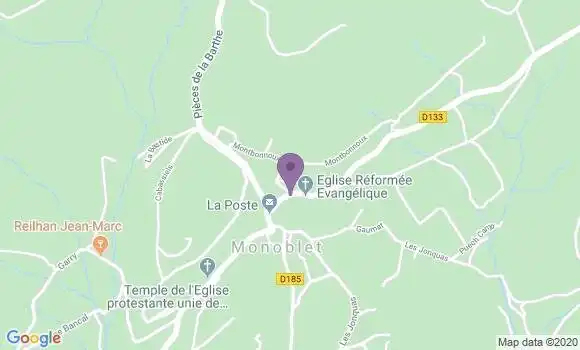 Localisation Monoblet Bp - 30170