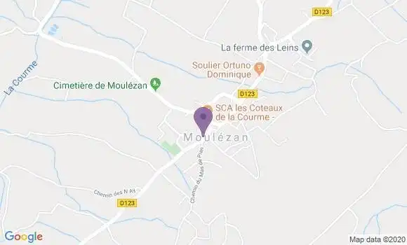Localisation Moulezan Ap - 30350