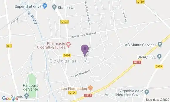 Localisation Mus Bp - 30121