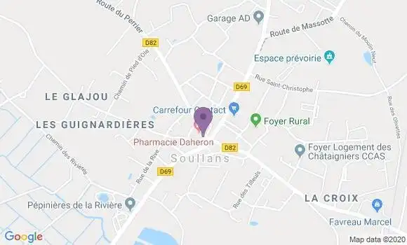 Localisation Notre Dame de la Rouviere Ap - 30570