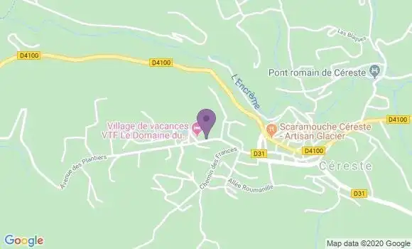 Localisation Les Plantiers Bp - 30122