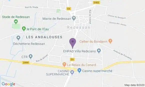 Localisation Redessan Bp - 30129