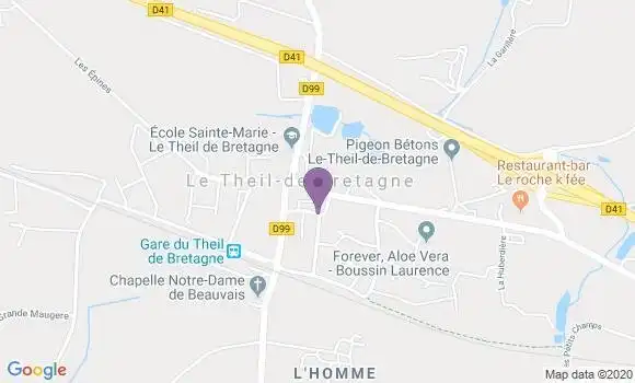 Localisation Le Theil Ap - 03240