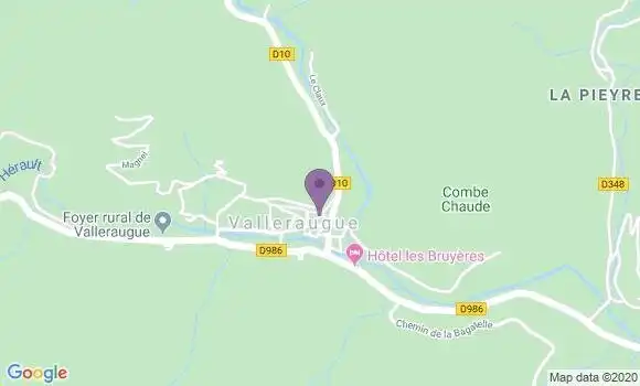 Localisation Saint Andre de Valborgne Bp - 30940