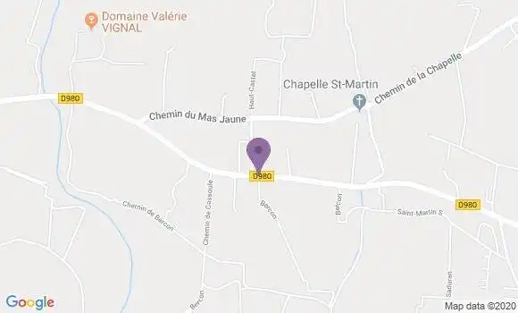 Localisation Saint Gervais Bp - 30200