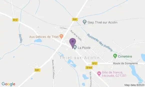 Localisation Thiel sur Acolin Bp - 03230