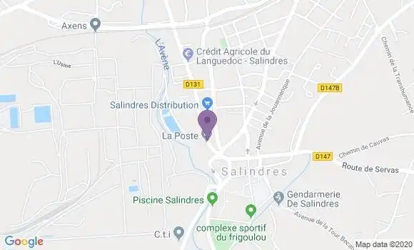 Localisation Salindres - 30340