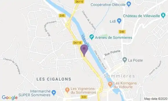 Localisation Salinelles Ap - 30250