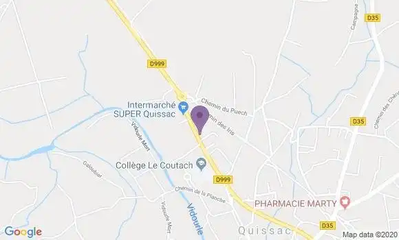 Localisation Sauve Bp - 30610