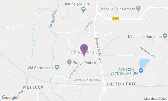 Localisation Theziers Bp - 30390