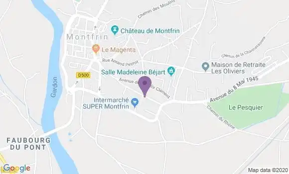 Localisation Vallabregues Bp - 30300