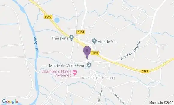 Localisation Vic le Fesq Ap - 30260