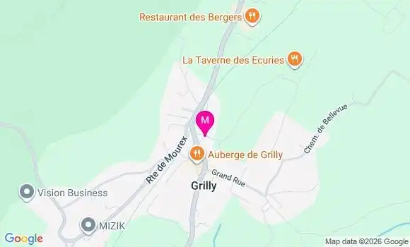 Localisation Grilly - 01220