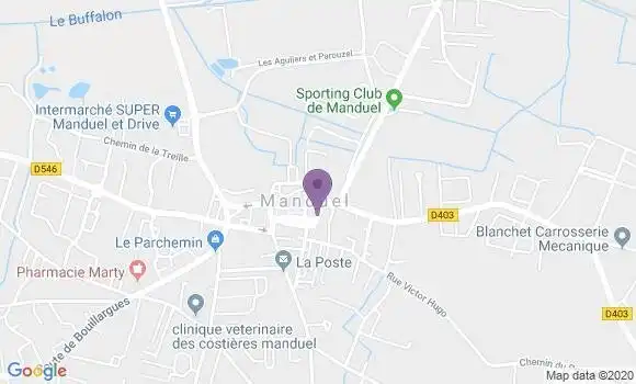 Localisation Rodilhan Bp - 30230