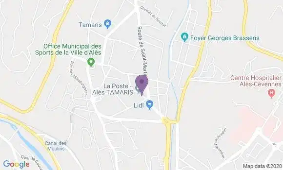 Localisation Ales Tamaris - 30100