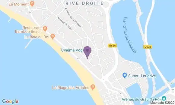 Localisation Le Grau du Roi le Boucanet Bp - 30240