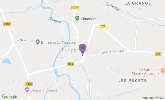 Localisation Trezelles Ap - 03220