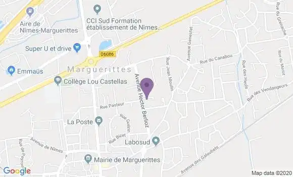 Localisation Nimes Debussy - 30900