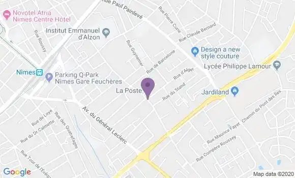 Localisation Nimes Beausoleil - 30000
