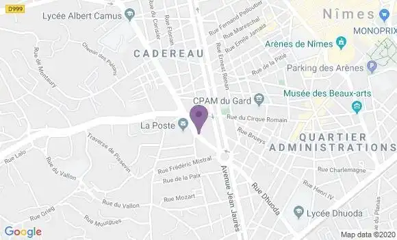 Localisation Nimes Cadereau - 30900