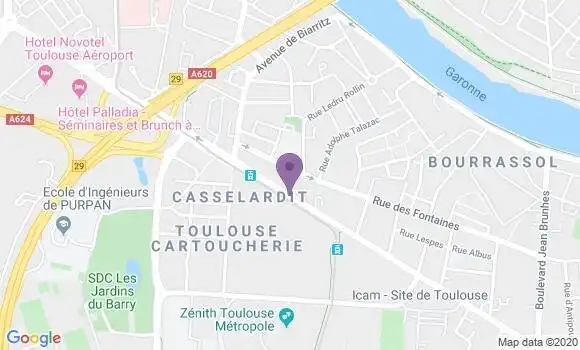 Localisation Toulouse Grande Bretagne - 31300