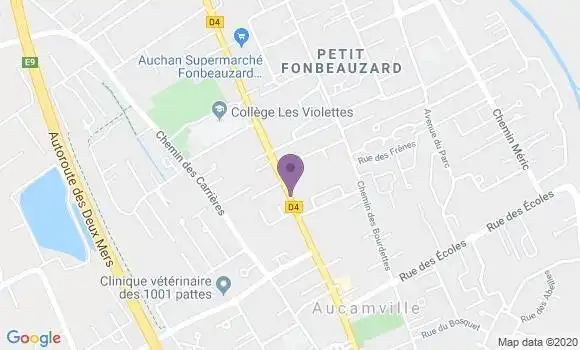 Localisation Aucamville - 31140