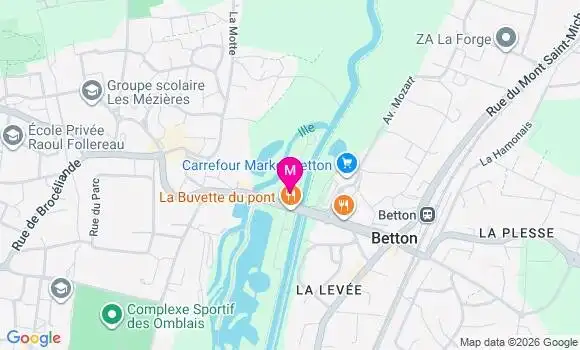 Localisation Betton - 35830