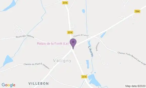 Localisation Valigny Ap - 03360