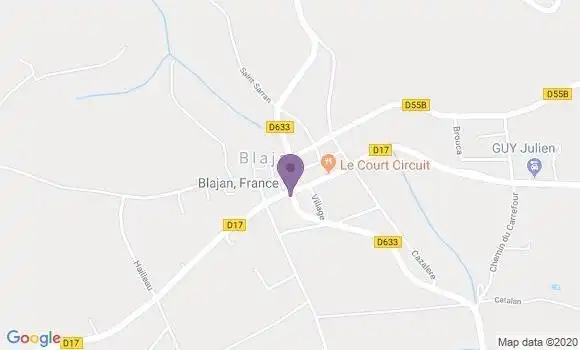 Localisation Blajan Ap - 31350