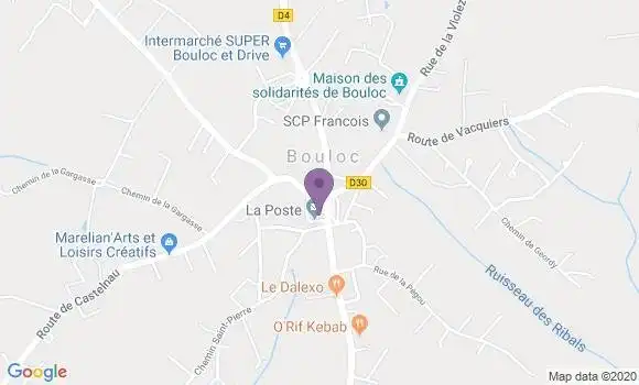 Localisation Bouloc Bp - 31620